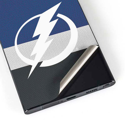 NHL Tampa Bay Lightning Alternate Jersey Galaxy S25 Ultra Skin